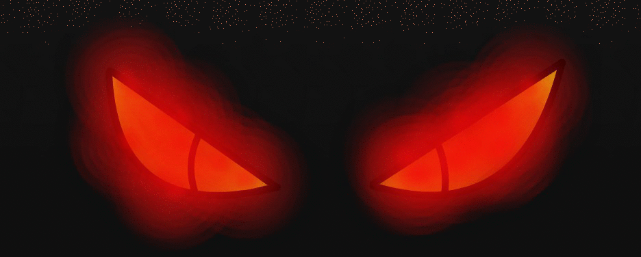 glowing red eyes backdrop